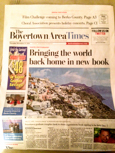 Boyertown Times, Fifteen Times around the World, front page article