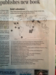 Reading Eagle, Fifteen Times around the World article map